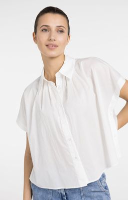 YAYA Blouse Boxy / 01-201202-604 PURE WHITE