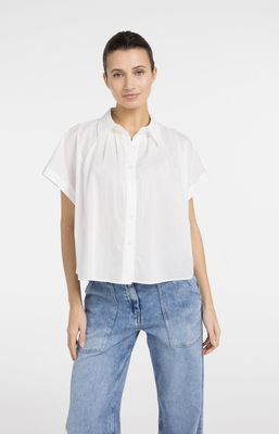 YAYA Blouse Boxy / 01-201202-604 PURE WHITE