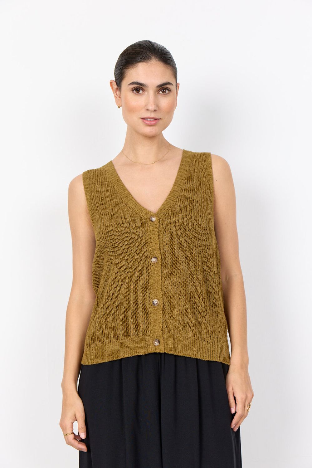 Soya Concept Cardigan Knitted/ 33811 7120 BUTTERNUT
