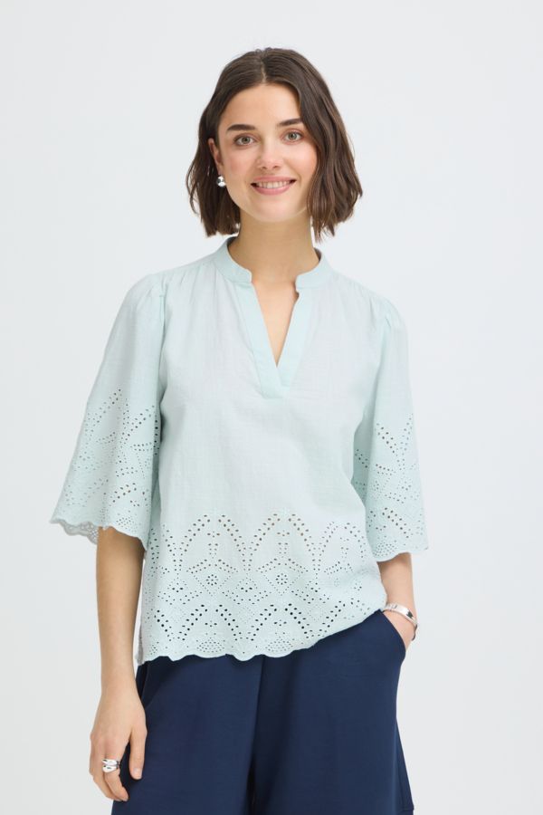 Fransa Blouse Cotton / 20617790 COUNTRY AIR