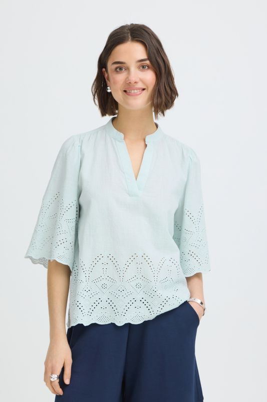 Fransa Blouse Cotton / 20617790 COUNTRY AIR