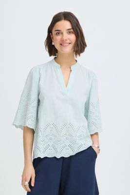 Fransa Blouse Cotton / 20617790 COUNTRY AIR