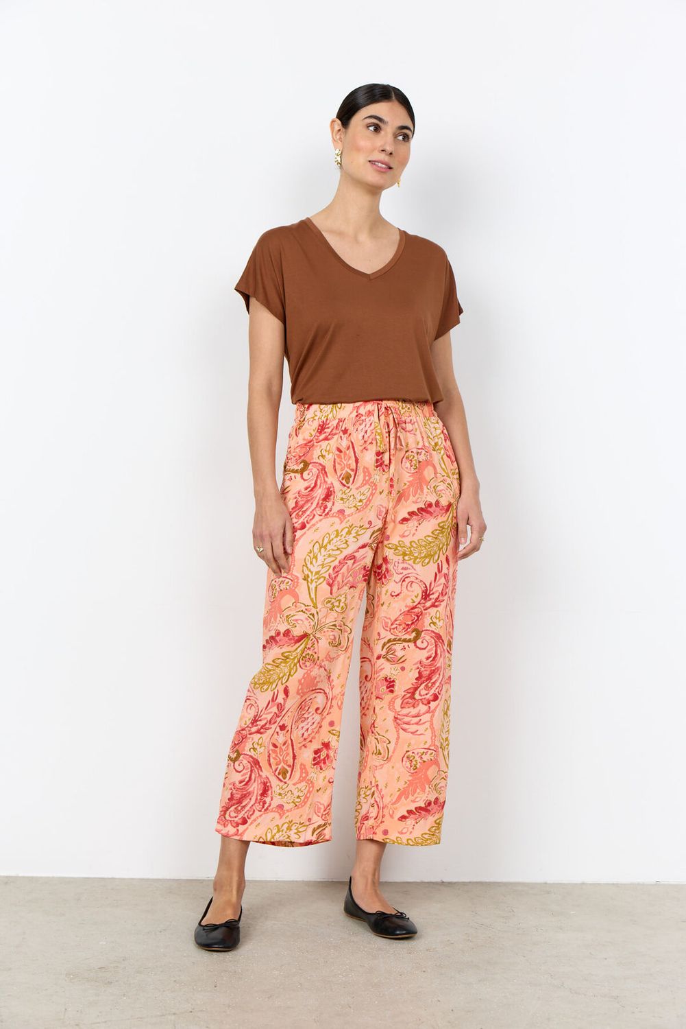 Soya Concept Pants Viscose/ 41749 3212C SALMON COMBI