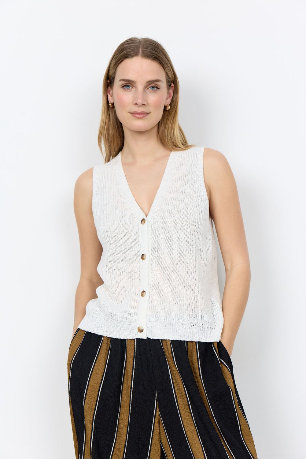 Soya Concept Cardigan Knitted/ 33811 1100 OFFWHITE