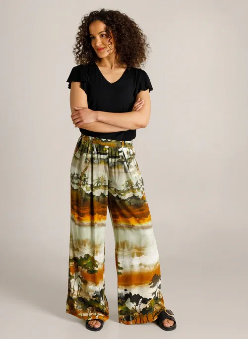 Ivy Beau Pants Ultra Wide Leg / 4201013 Kit/Multi-Colour