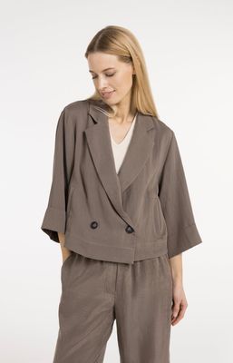 YAYA Blazer/ 01-501084-605 WASHED BROWN