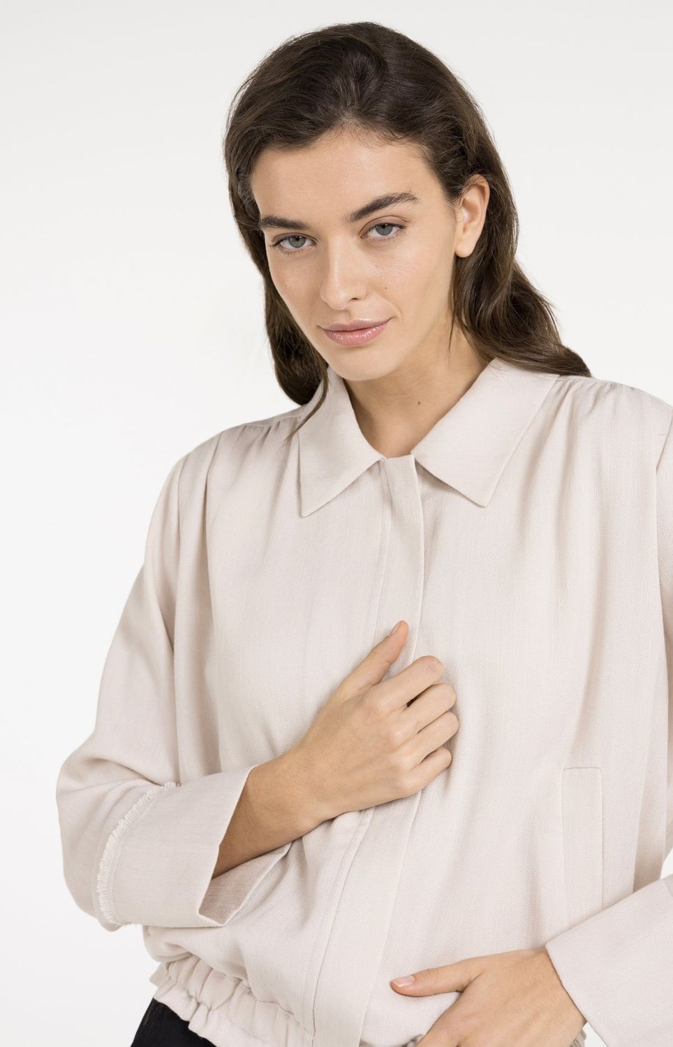 YAYA Jacket Linenmix/ 01-201216-605 CLOUD CREME WHITE