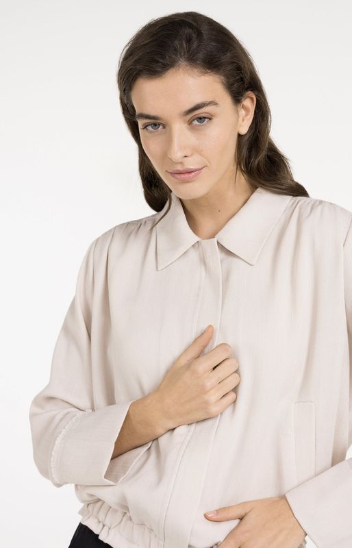 YAYA Jacket Linenmix/ 01-201216-605 CLOUD CREME WHITE