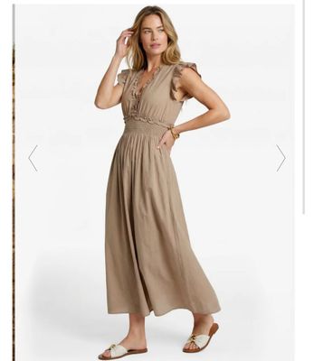 C&amp;S Dress Dilja / 26ZFFC03 Khaki