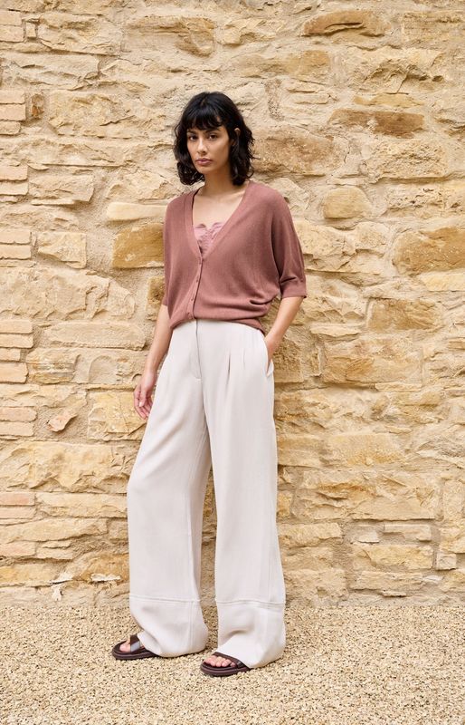YAYA Cardigan/ 01-010157-605 BURLWOOD PINK MELANGE