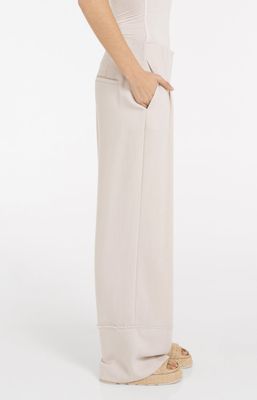 YAYA Pants Wide Leg Linenmix / 01-301257-605 CLOUD CREME WHITE