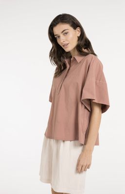 YAYA Blouse Oversized/ 01-201220-605 BURLWOOD PINK
