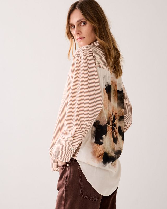 Summum Woman Blouse Stripe Oversized/ 2s3464-12384 Multicolour