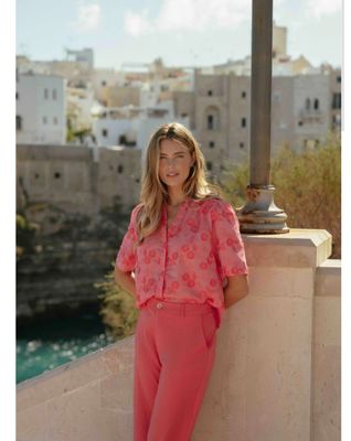 C&amp;S Blouse Loveli / 26ZFZC18 Sunkissed Coral