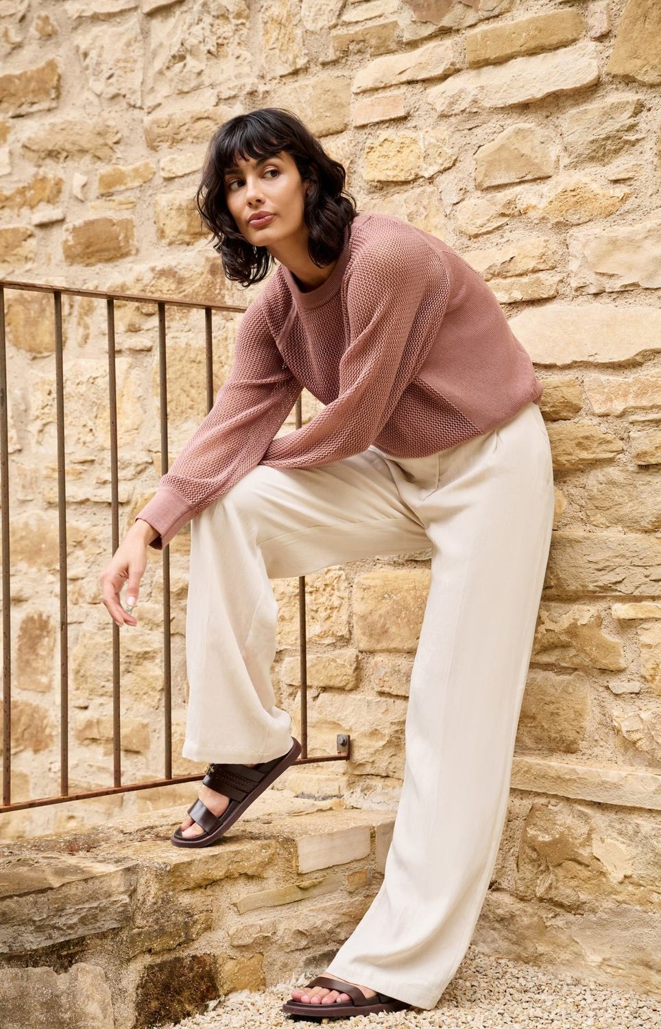 YAYA Pants Lyocellmix/ 01-301253-605 CLOUD CREME WHITE