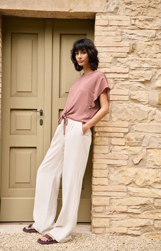 YAYA Pants Lyocellmix/ 01-301253-605 CLOUD CREME WHITE