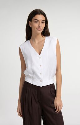 YAYA Blouse  Sleeveless 01-201225-606 PURE WHITE
