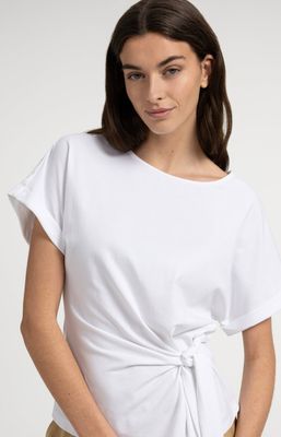 YAYA Top Knotdetail / 01-709093-606 PURE WHITE