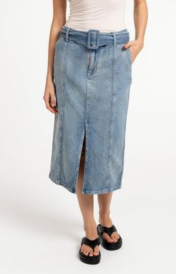 YAYA Skirt Midi Denim / 01-401095-607 MID BLUE DENIM