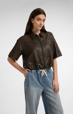 YAYA Jacket Mesh Satinglow / 01-201233-607 DELICIOSO BROWN