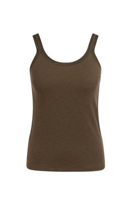 YAYA Singlet Mesh detail/ 01-729053-607 SLATE BLACK BROWN