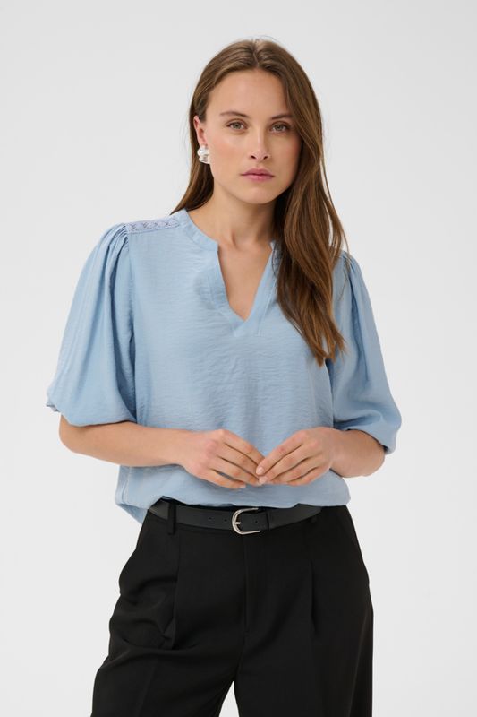 Kaffe Blouse Alberta / 10511905 Blue Fog