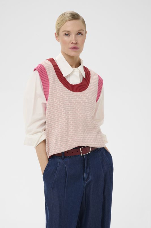 Culture DK Pullover Crona Sleeveless/ 50113302 Pale Mauve