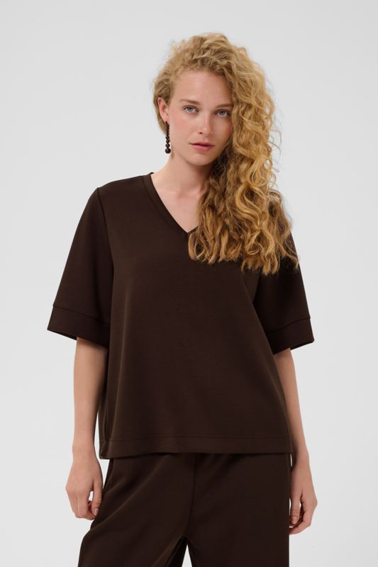 Culture DK Shirt Hilde / 50113415 Coffee Bean