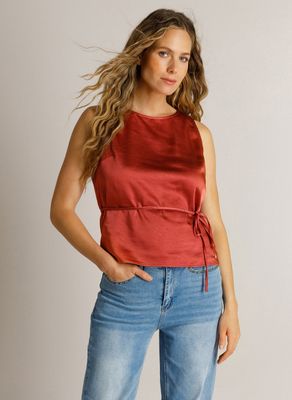 Ivy Beau Top Danee Satinlook / 4201103 Barn Red