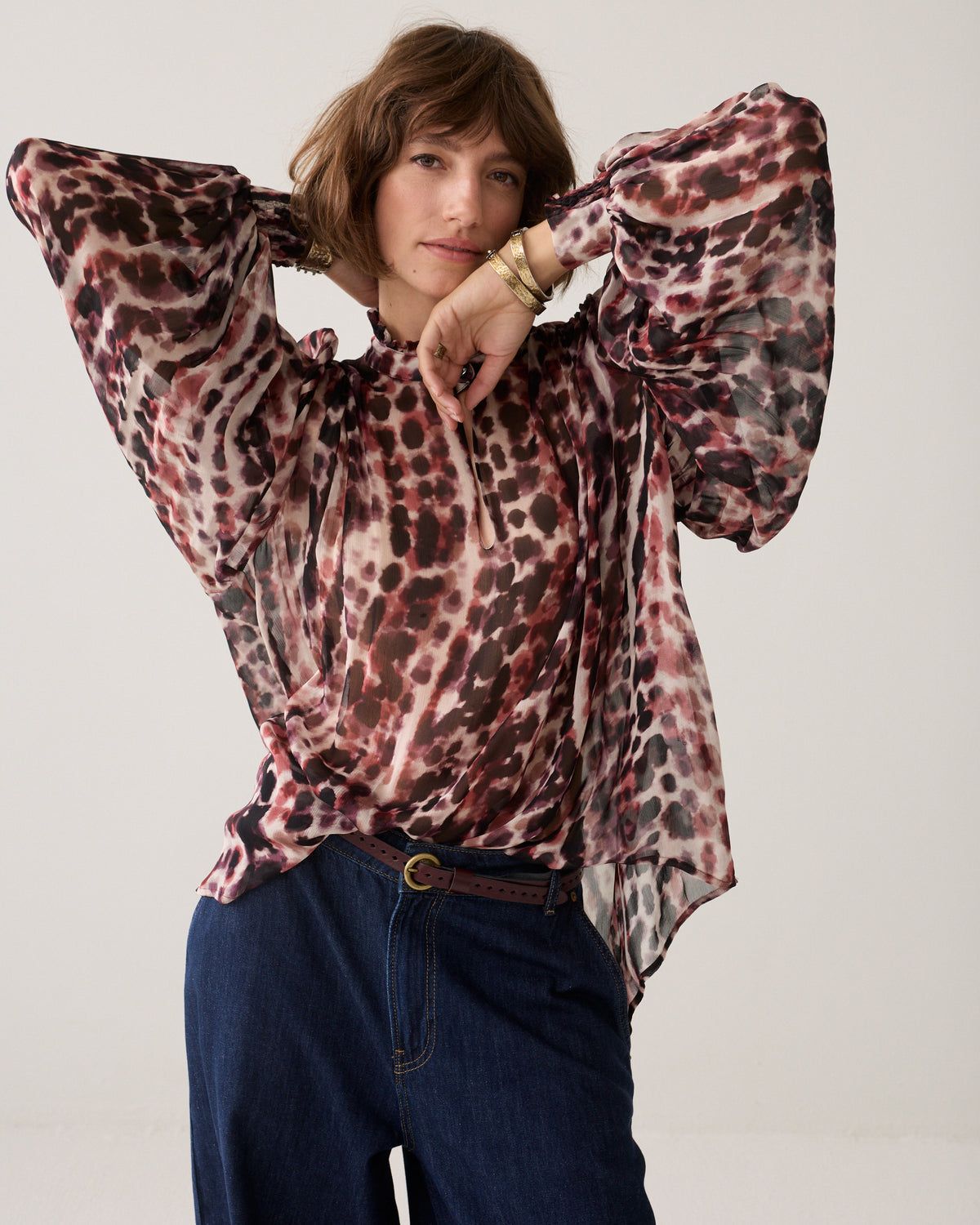 Summum Woman Top Batwing / 2s3546-12486 120 Multicolour