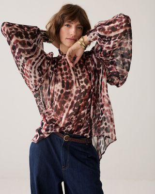 Summum Woman Top Batwing / 2s3546-12486 120 Multicolour