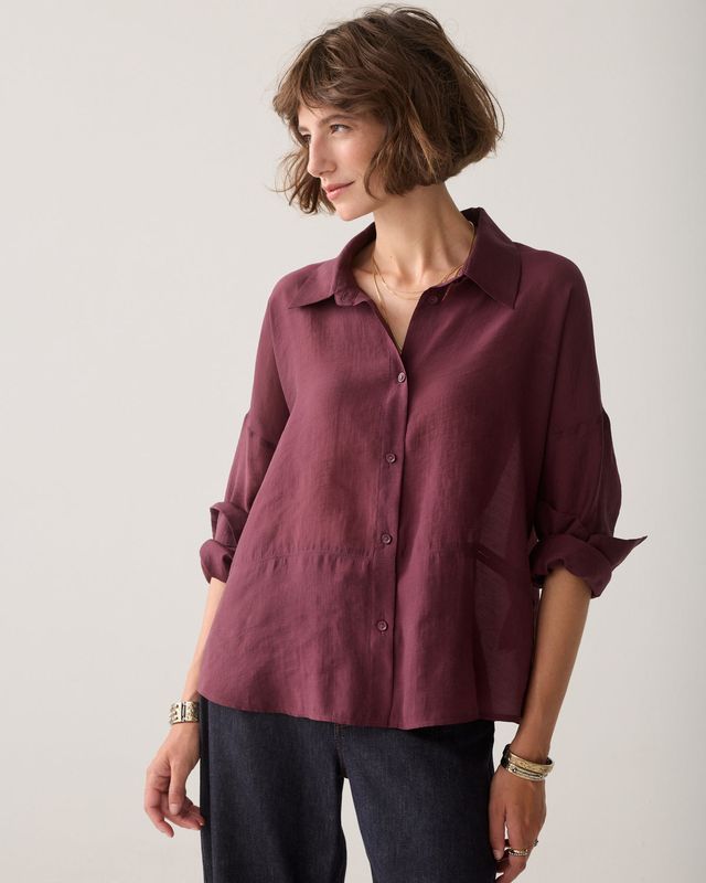 Summum Woman Blouse Wear Your Way/  2s3524-12492 335 Dark Burgundy