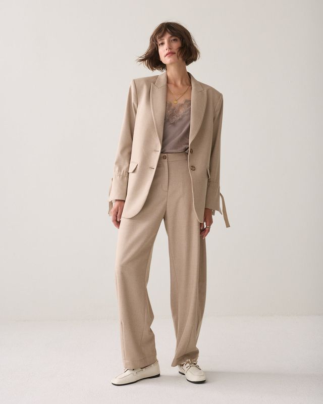 Summum Woman Pants Barrelfit/ 4s3041-12481 708 Light Taupe