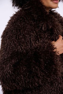 Rino &amp; Pelle Jacket Furry / Lias.7002611 Coffee Roast