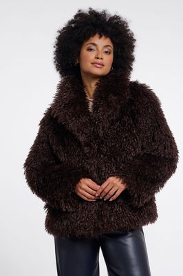 Rino &amp; Pelle Jacket Furry / Lias.7002611 Coffee Roast