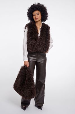 Rino &amp; Pelle Bag Furry / Gusta.7002611 Coffee Roast