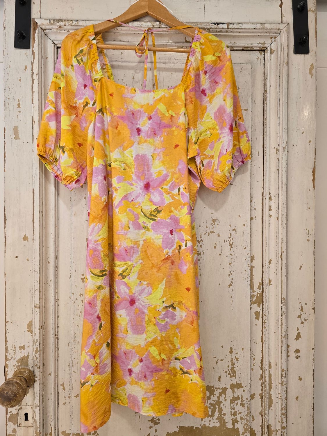 B.Young Dress Flower Viscosemix /  20814909 Pink Floral Mix