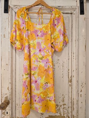 B.Young Dress Flower Viscosemix /  20814909 Pink Floral Mix