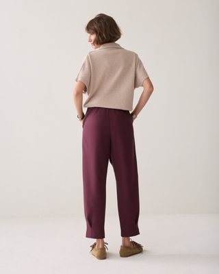 Summum Woman Pants Tapered / 4s3039-11680 335 Dark Burgundy