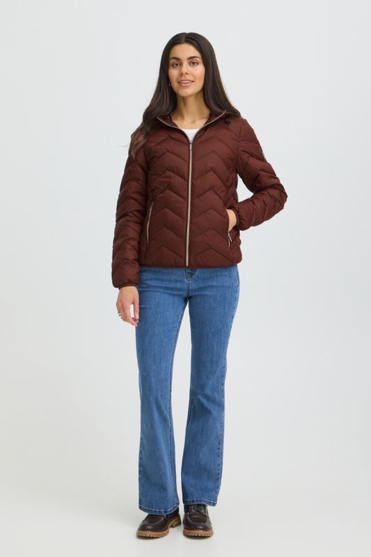 Fransa Jacket Padded Short / 20609336 Rum Raisin
