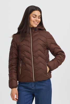 Fransa Jacket Padded Short / 20609336 Hot Fudge
