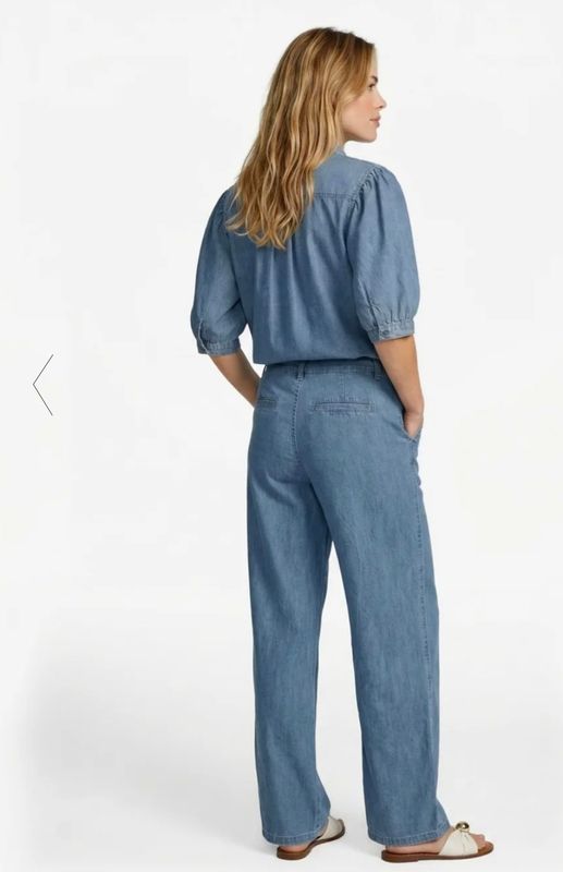 C&amp;S Pants Petrissa / 26ZFBC06 Denim Light Blue