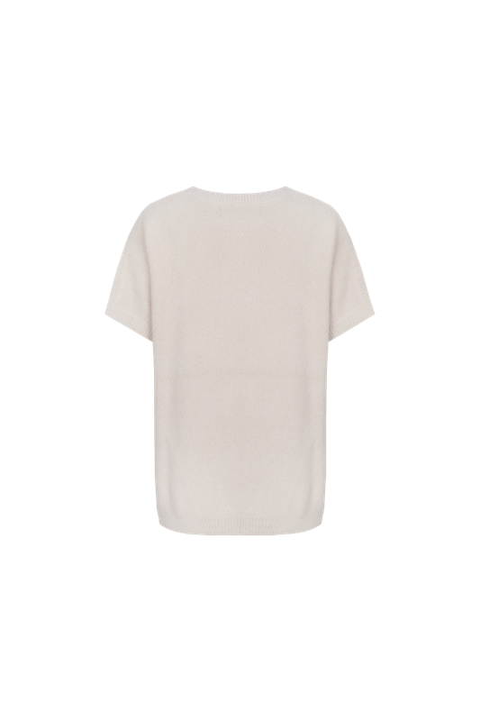 C&amp;S The Label Pullover Short Sleeve Victoria / 26NOC05 Sand