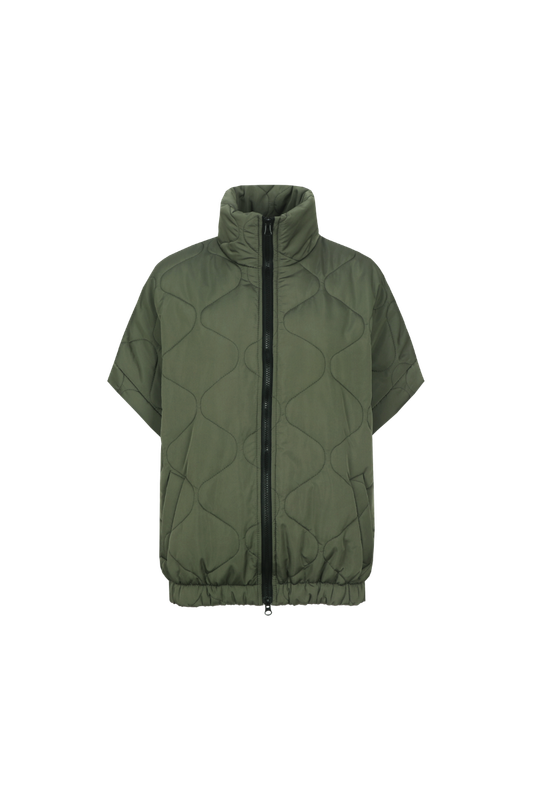 C&amp;S The Label Waistcoat Ondra / 26NGC02 Dark Olive