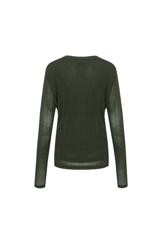C&amp;S The Label Top Trina / 26NFC04 Dark Olive