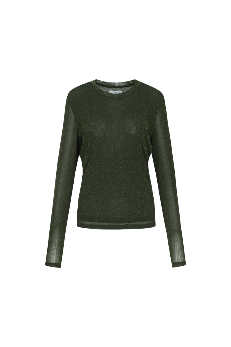 C&amp;S The Label Top Trina / 26NFC04 Dark Olive