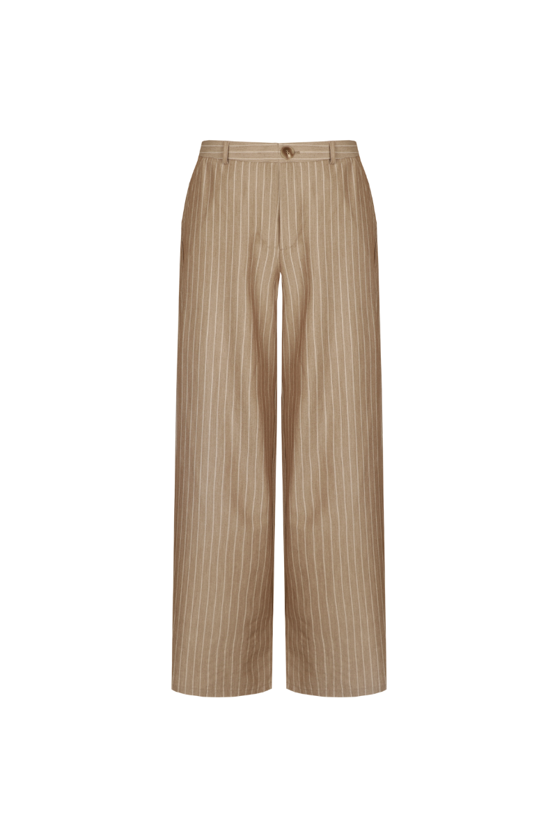 C&amp;S The Label Pants Pinstripe Petri / 26NZC13 Light Camel
