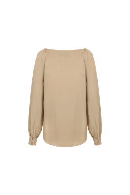 C&amp;S the Label Blouse Lorali / 26NAC05 Light Camel