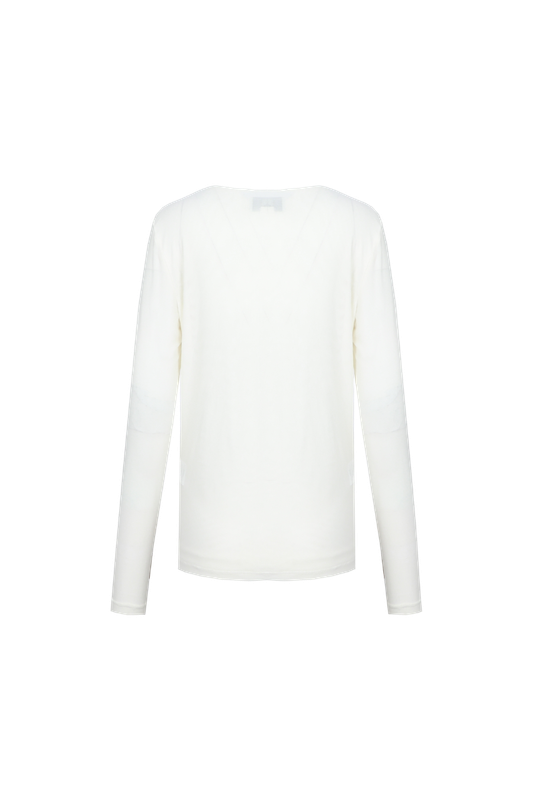 C&amp;S The Label Top Tanea / 26NFC02 Wool White