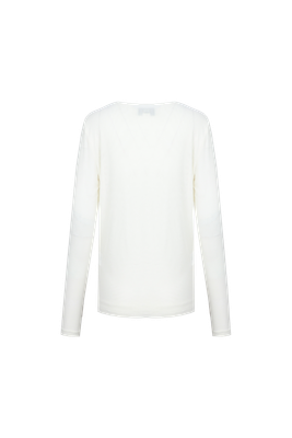 C&amp;S The Label Top Tanea / 26NFC02 Wool White